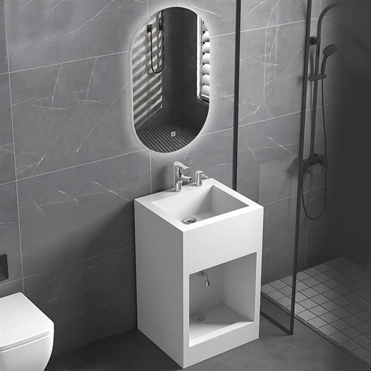 bathroom vanity floor